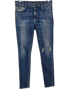 Citizens of Humanity Rocket High Rise Skinny Jean Distressed Stretch 29